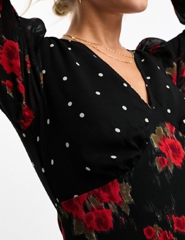 Rochie scurta Wednesday sgirl, negru