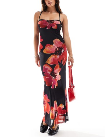 Rochie lunga ASOS, negru
