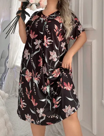 Rochie medie SHEIN CURVE, negru Negru