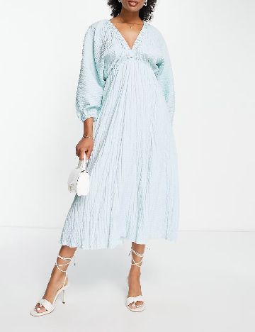 Rochie medie ASOS, bleu