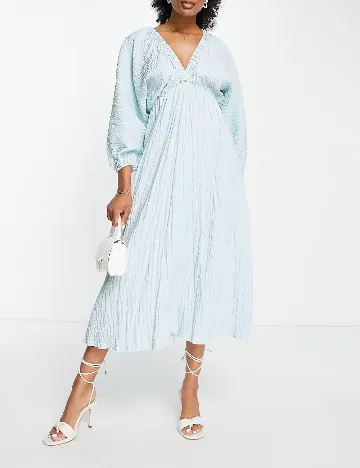 Rochie medie ASOS, bleu Albastru