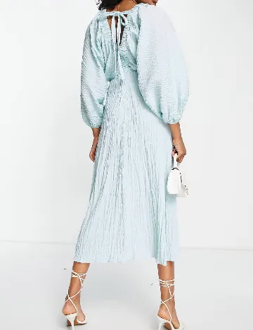 Rochie medie ASOS, bleu Albastru