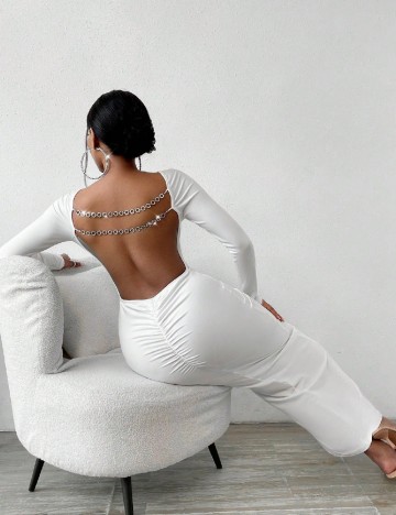 Rochie lunga SHEIN, alb