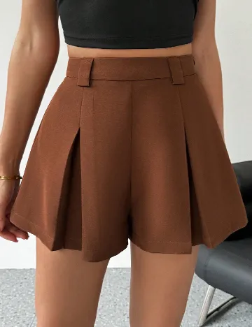 Pantaloni scurti SHEIN, maro Maro
