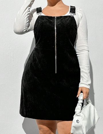 Rochie scurta SHEIN CURVE, negru