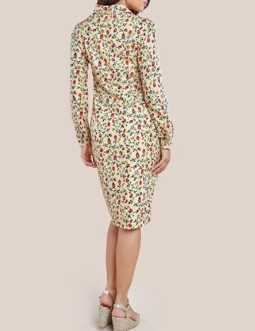 Rochie medie City Goddess, crem