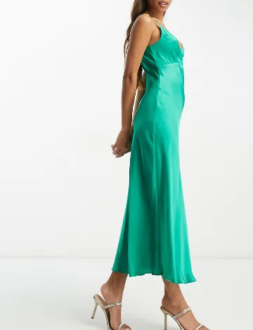 Rochie lunga ASOS, verde Verde
