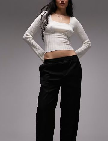 Bluza Top Shop, ecru