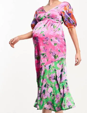 Rochie medie Hope & Ivy Maternity, mix culori Mix culori