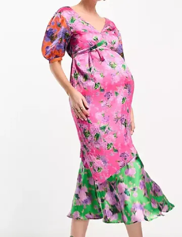 Rochie medie Hope & Ivy Maternity, mix culori Mix culori