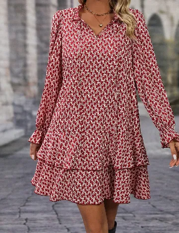 Rochie scurta SHEIN, rosu Rosu