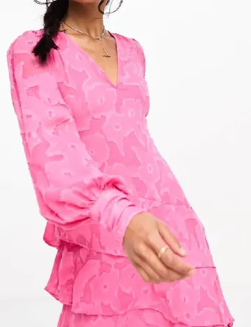 Rochie lunga Pretty Lavish, roz Roz