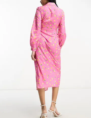 Rochie medie IN THE STYLE, roz Roz