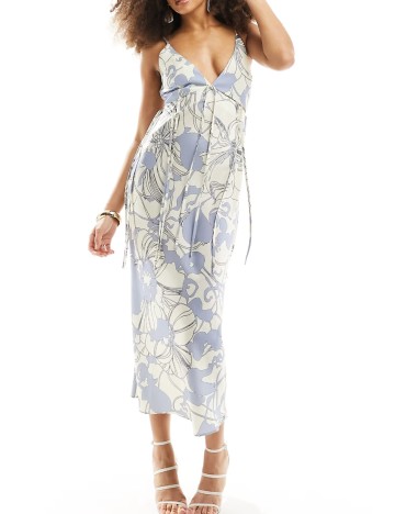 Rochie lunga ASOS, crem