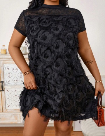 Rochie scurta SHEIN CURVE, negru