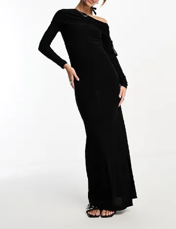 Rochie lunga ASOS, negru Negru