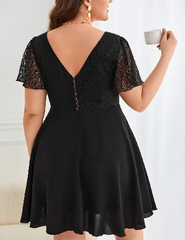 Rochie scurta SHEIN CURVE, negru Negru