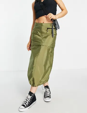 Fusta Top Shop, verde Verde