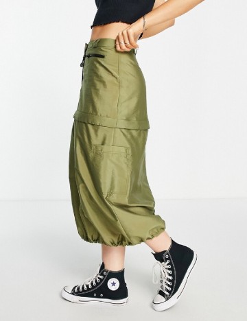 Fusta Top Shop, verde