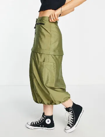 Fusta Top Shop, verde Verde