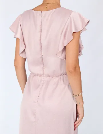 Rochie lunga TFNC London, roz pudra inchis Roz
