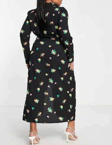 Rochie lunga ASOS Curve, negru Negru