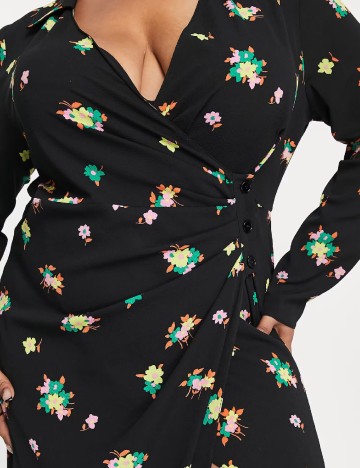 Rochie lunga ASOS Curve, negru