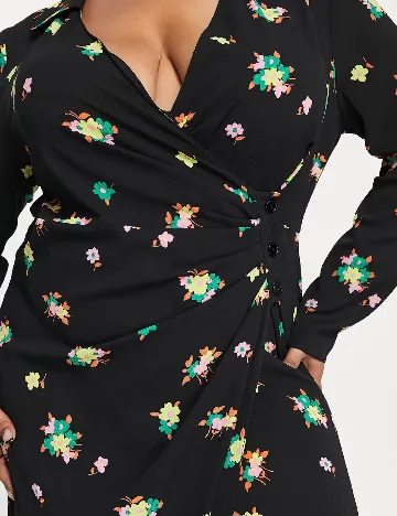 Rochie lunga ASOS Curve, negru Negru