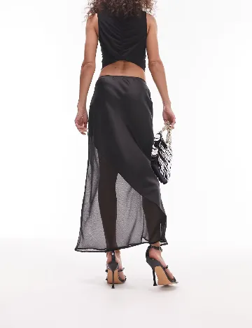 Fusta Top Shop, negru Negru