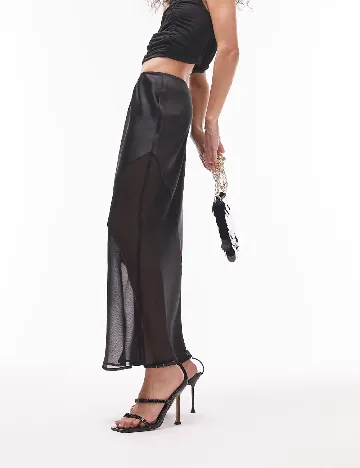 Fusta Top Shop, negru Negru