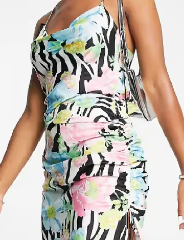 Rochie lunga Miss Selfridge, mix culori Mix culori