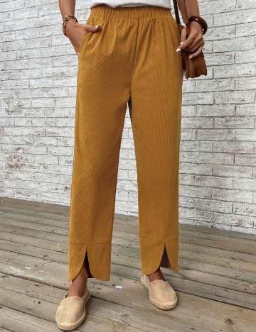 Pantaloni Emery Rose, mustar
