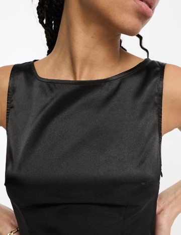 Rochie scurta Urban Threads, negru