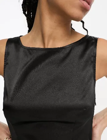 Rochie scurta Urban Threads, negru Negru