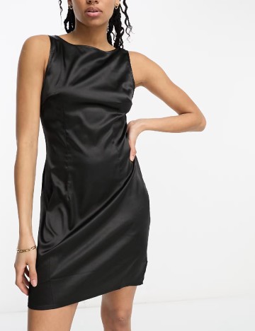 Rochie scurta Urban Threads, negru