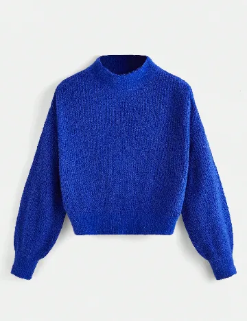 Pulover SHEIN CURVE, albastru Albastru