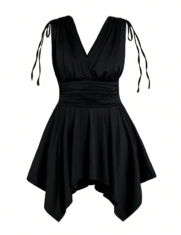 Rochie scurta SHEIN CURVE, negru Negru