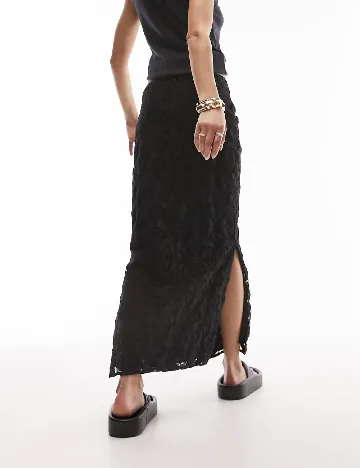 Fusta Top Shop, negru Negru