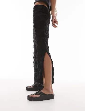 Fusta Top Shop, negru Negru