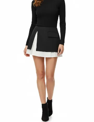 Fusta Missy Empire, negru Negru