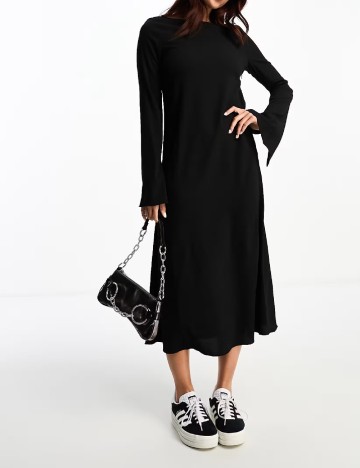 Rochie medie Monki, negru