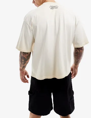 Tricou Pull&Bear, crem Crem