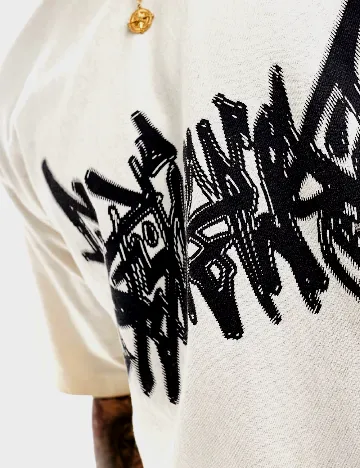 Tricou Pull&Bear, crem Crem