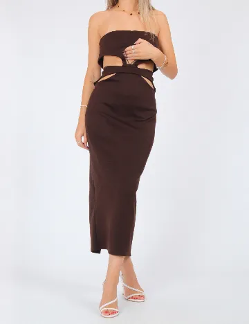 Rochie medie ASOS, maro Maro