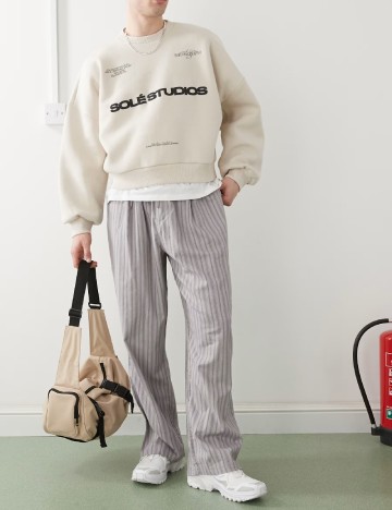 Pantaloni Reclaimed Vintage, gri