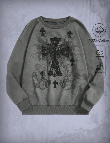 Bluza Romwe, gri