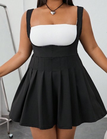 Rochie scurta SHEIN CURVE, negru