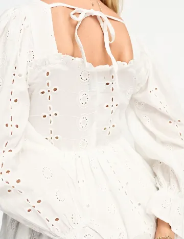 Rochie scurta Asos Maternity, alb Alb