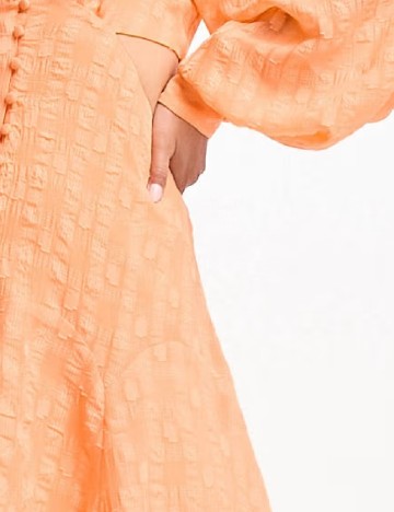 Rochie scurta ASOS, portocaliu