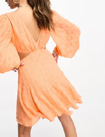 Rochie scurta ASOS, portocaliu Portocaliu